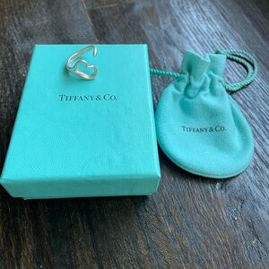 Tiffany & Co Open Heart Ring in Silver
